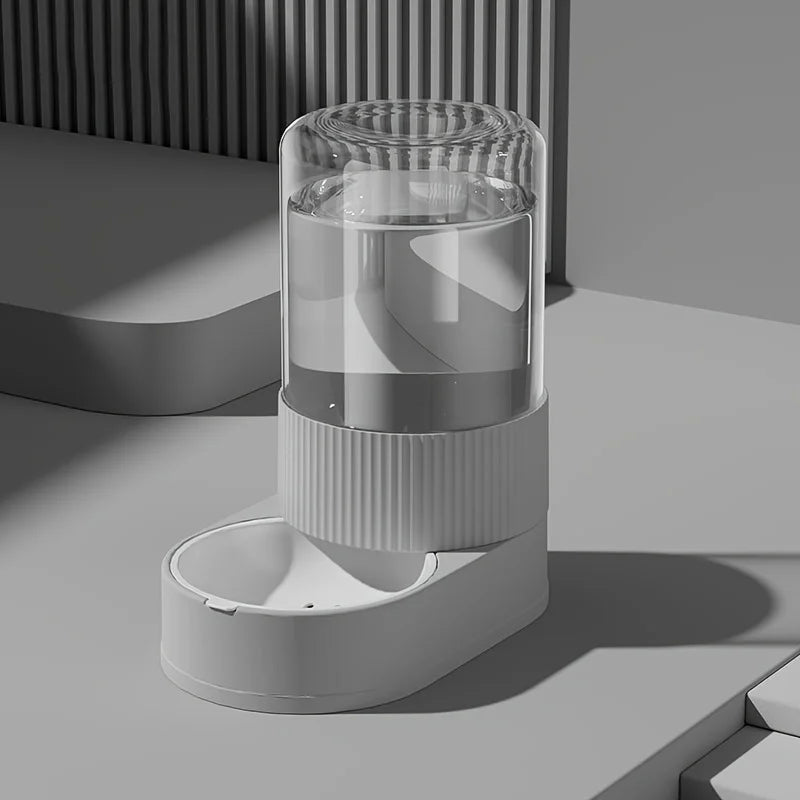 Large Capacity Cat Feeder Automatic Cat Water Dispenser Cat Food Bowl Gravity Food Storage Container for Cats Dogs Pet Supplies