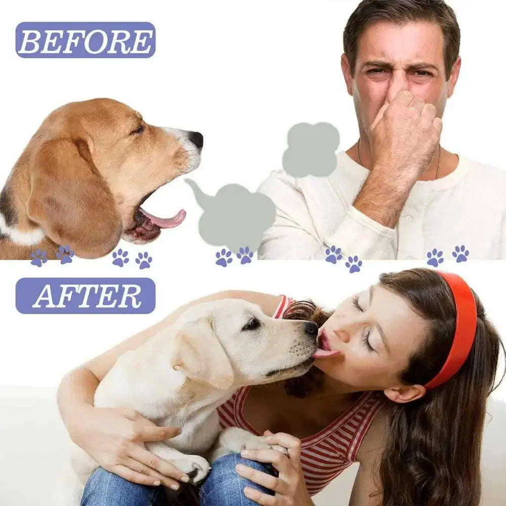 Pet Oral Cleaning Spray 50ml Dogs Cats Teeth Clean Deodorant Prevent Calculus Remove Kitten Bad Breath Mouth Fresh Pet Supplies