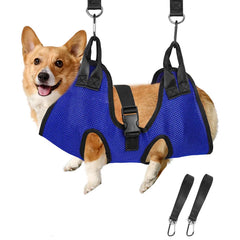 Pet Grooming Hammock for Dogs & Cats – Nail Trimming Restraint Bag with Safety Straps | Comfortable, Breathable & Washable Design