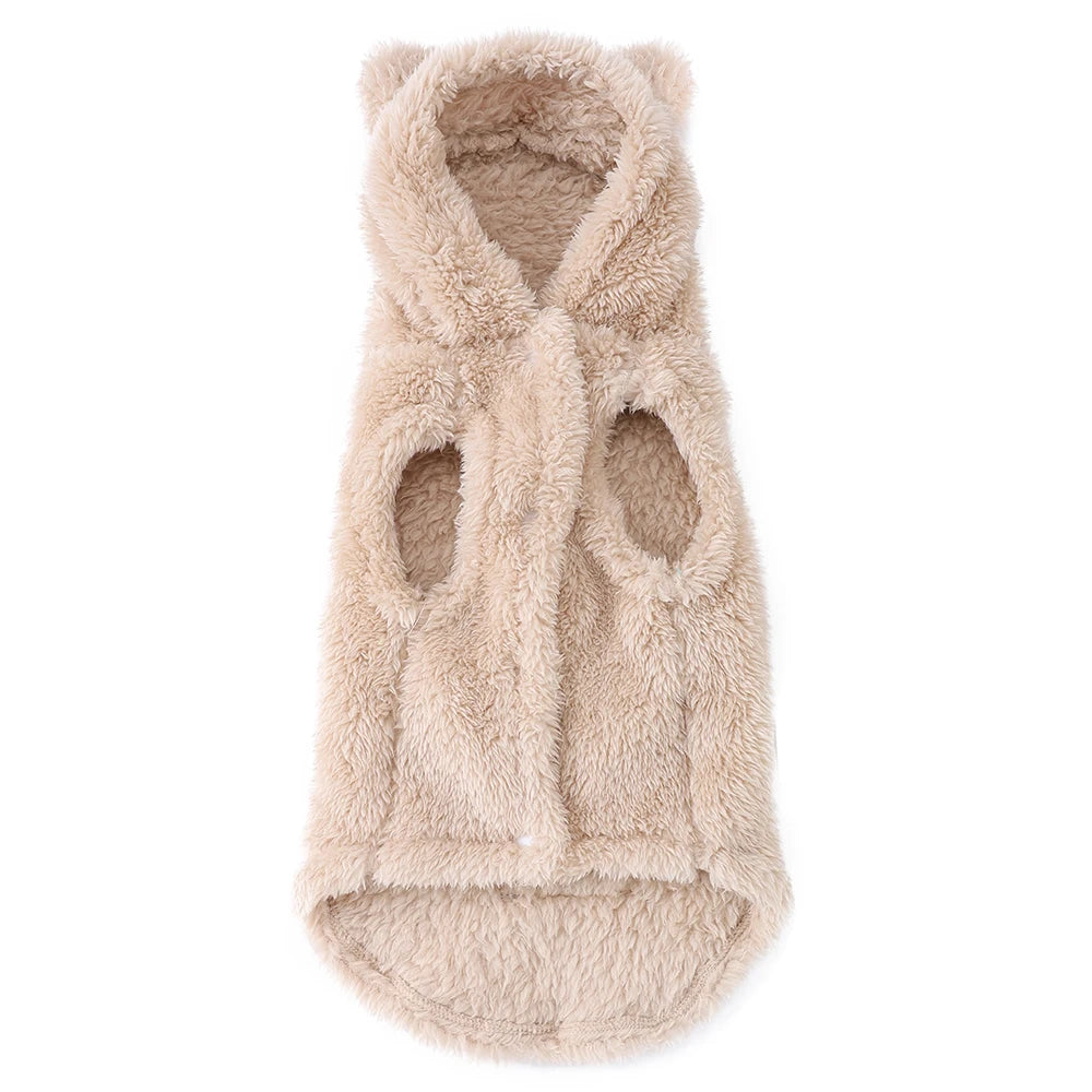 Rabbit Ears Cute Cat Clothes For Small Medium Dogs Cats Puppy Soft Pet Outfits Cozy Pets Kitty Coat Winter Warm Sphynx Hoodie