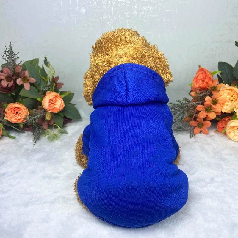 Winter Dog Clothes Sport Hoodies Sweatshirts Warm Coat Clothing Autumn for Small Medium Large Dogs Big  Pets Puppy hooded sweats