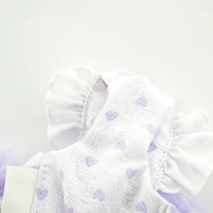 Dog clothes spring and summer thin cat princess skirt tutu skirt suspender lolita small dog teddy pet