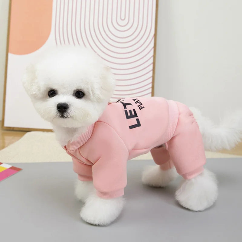 Winter Warm Pet Dog Coat for Small Medium Dogs Puppy Clothes Dog Jumpsuit Thicken Dog Hoodies Pet Supplies