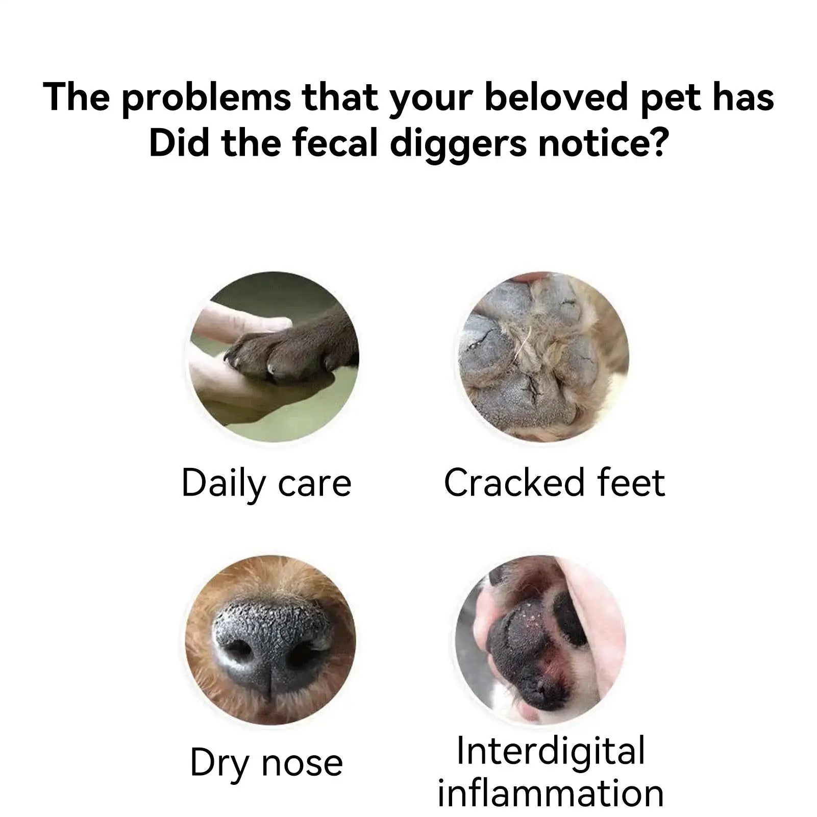 Dog Nose And Paw Balm Dog Paw Cream Cats Dogs Paw Protector Cream Pet Feet Moisturizer Cracked Nose Paws Dry Relief Feet Repair