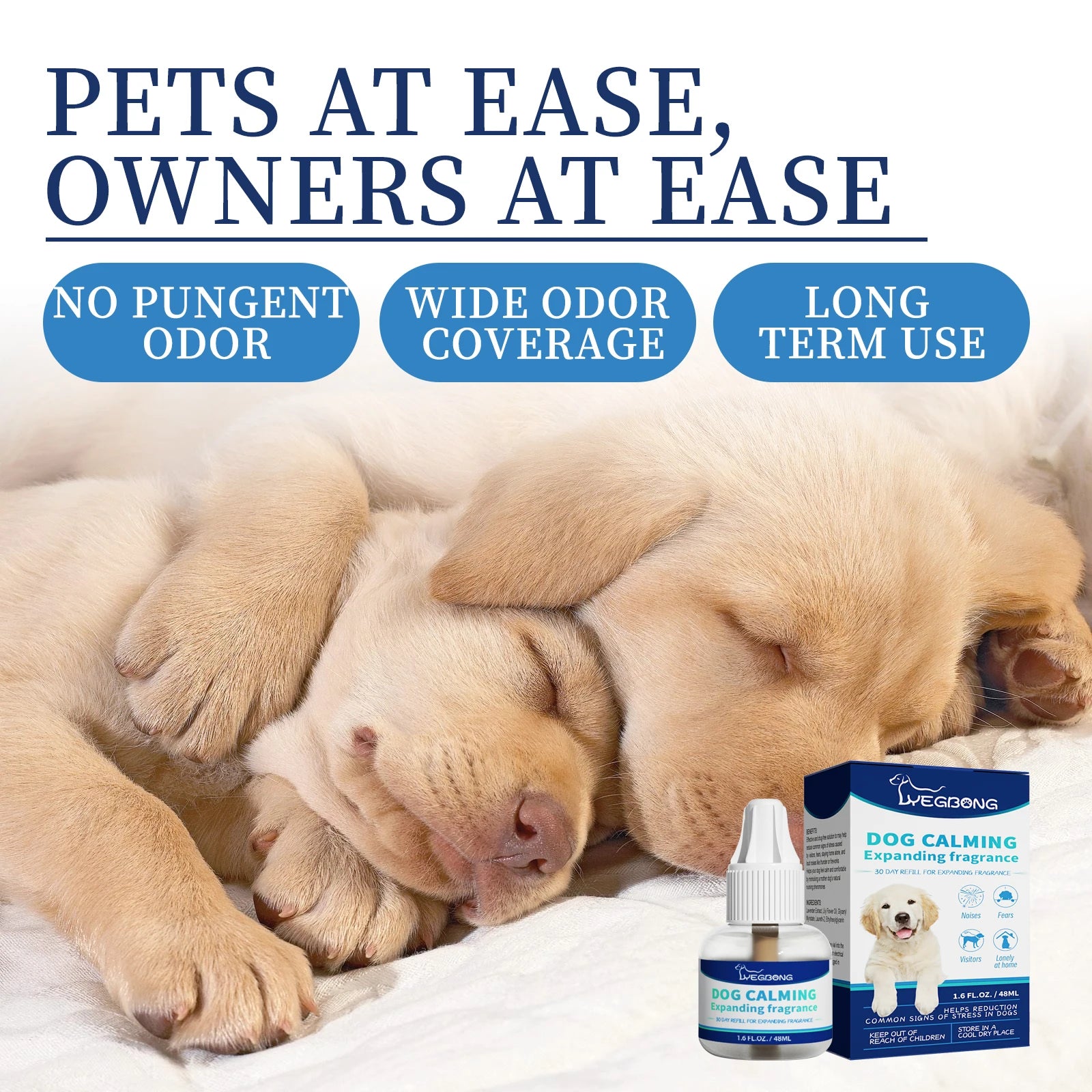 Pet Emotion Care Liquid: Calming and Soothing Care Liquid to Relieve Anxiety in Cats and Dogs
