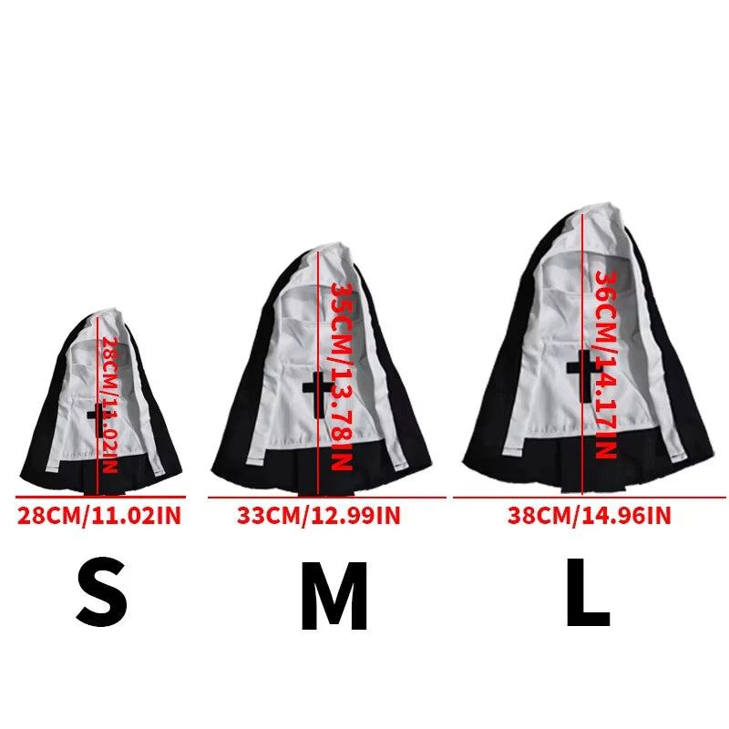 Pet Cat Halloween Costumes Nun Cloak For Small Pet Cosplay Dress Kawaii Pet Clothes Cat Kitten Puppy Funny Accessoties Gift