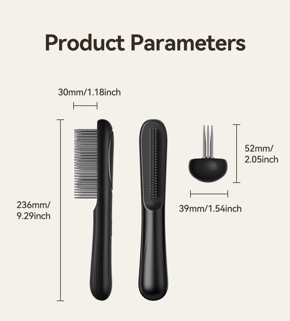 ROJECO Electric Flea Comb Anti Lice Grabber Brush Flea Removal Brush Multifunctional Comb Pet Dog Cat Hair Cleaner Accessories