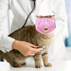 Adjustable Comfortable Cat Muzzle Breathable Mesh, Cat Eye Mask, for Cat Grooming, Soothing Kittens, Perfect Grooming Accessory, Suitable for All Kittens