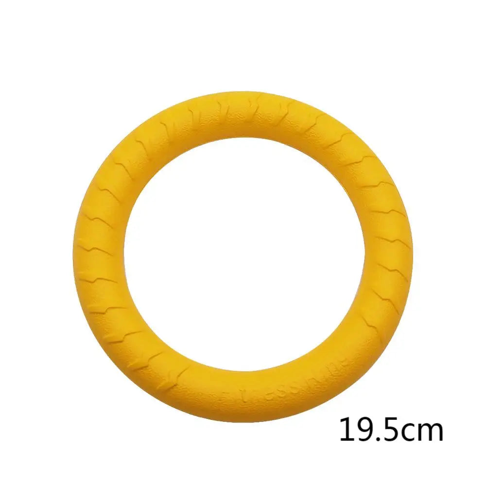 Dog Ring Toys Pet Flying Disk Training Ring Puller Anti-Bite Floating Interactive Supplies Dog Aggressive Chewing Toys