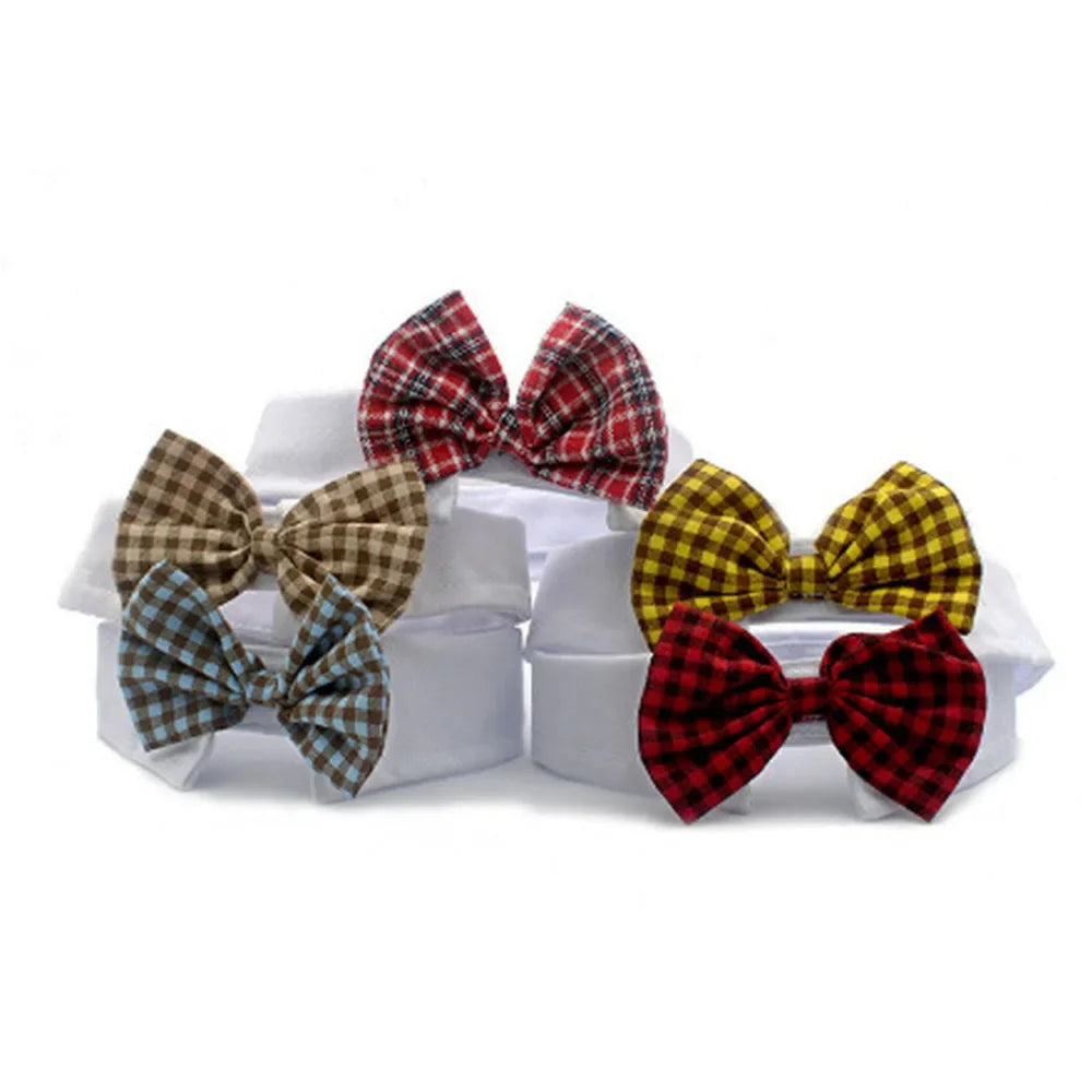 Dog Cat Tuxedo Collar Cat Wedding Bowtie Puppy Bow Tie Tux Collar Costume Birthday Easter Valentines Dog Bowtie Pet Accessories