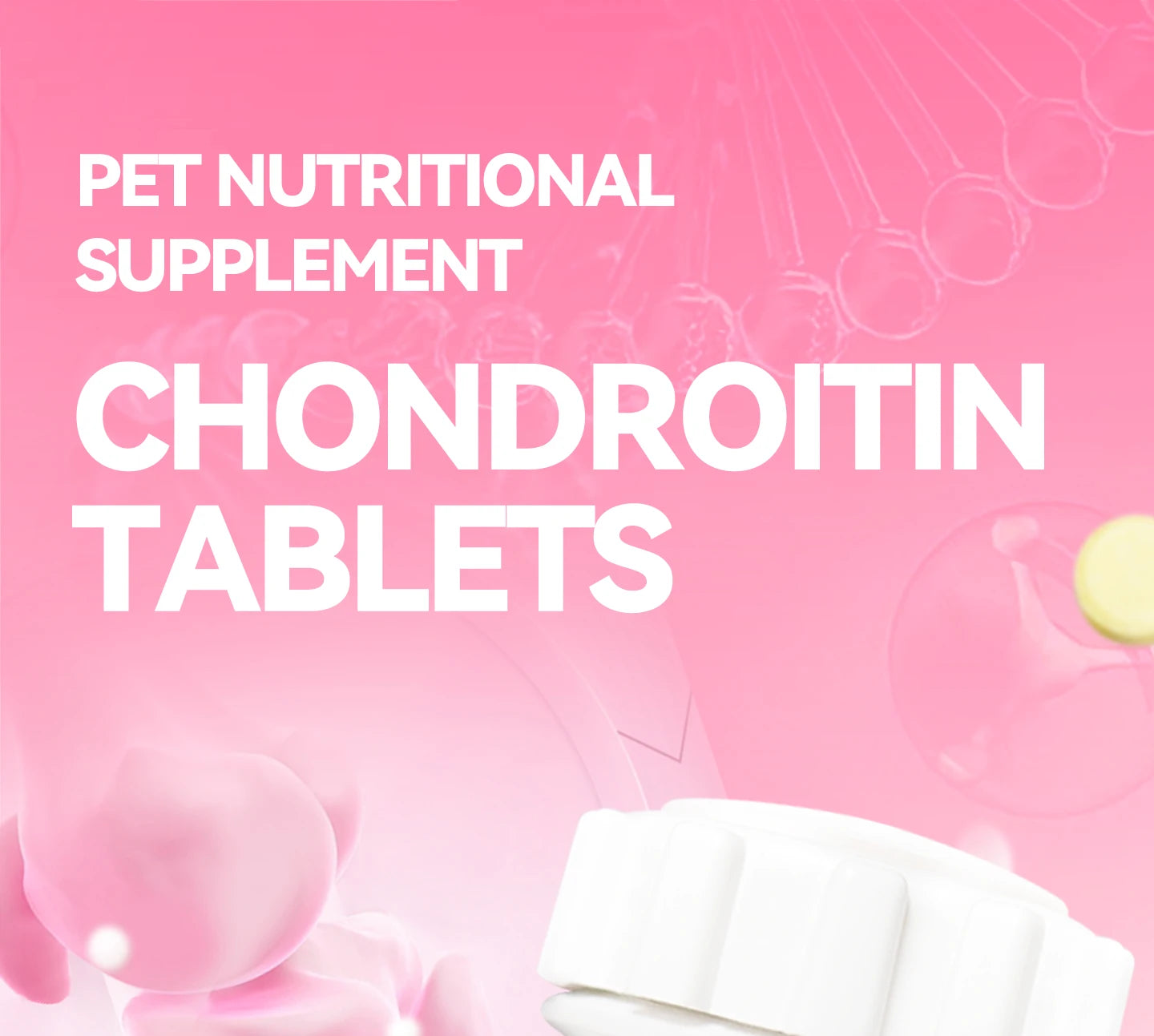 chanbuni Cat Food Food for Cats Cat Treats Treats for Cats Cat Calcium Tablets Joint Protection Exclusive for Pet Cats and Dogs