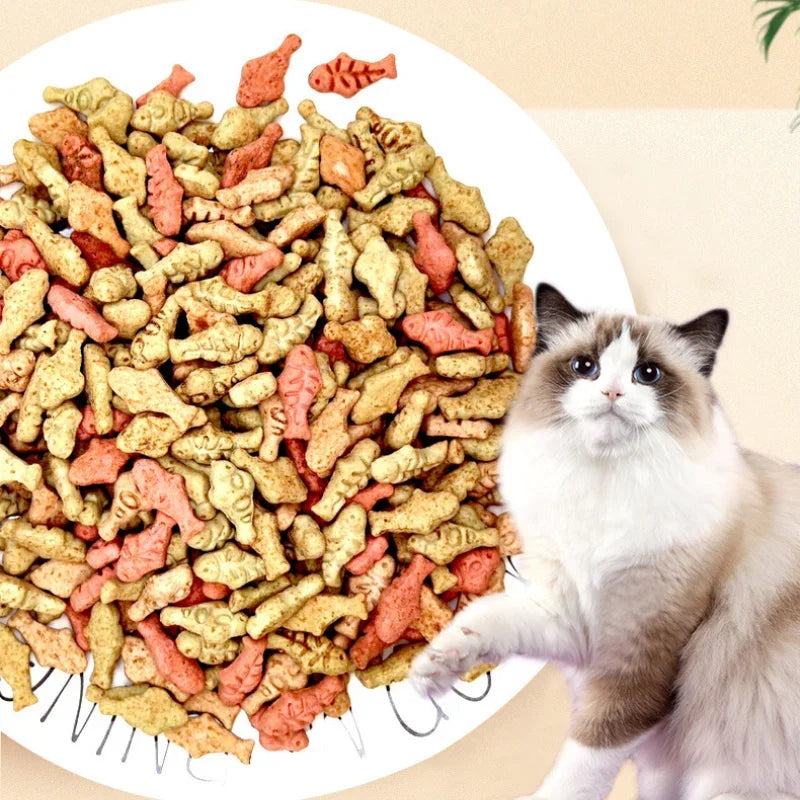 Chicken Breast Cat Snacks Freeze-dried Cat Treats Gain Weight Nutrition Hair Cheek Strips Cat Food Training Reward Kitty Snacks