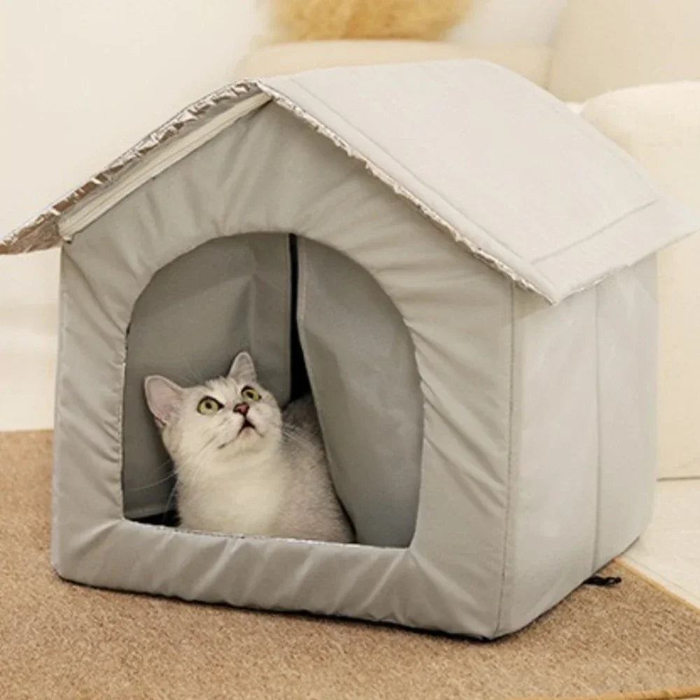 Cat Nest Waterproof Stray Cat House Outdoor Feral Large Capacity Pet Rainproof Moisture Large Winter Warm Love Stray Cat Nest