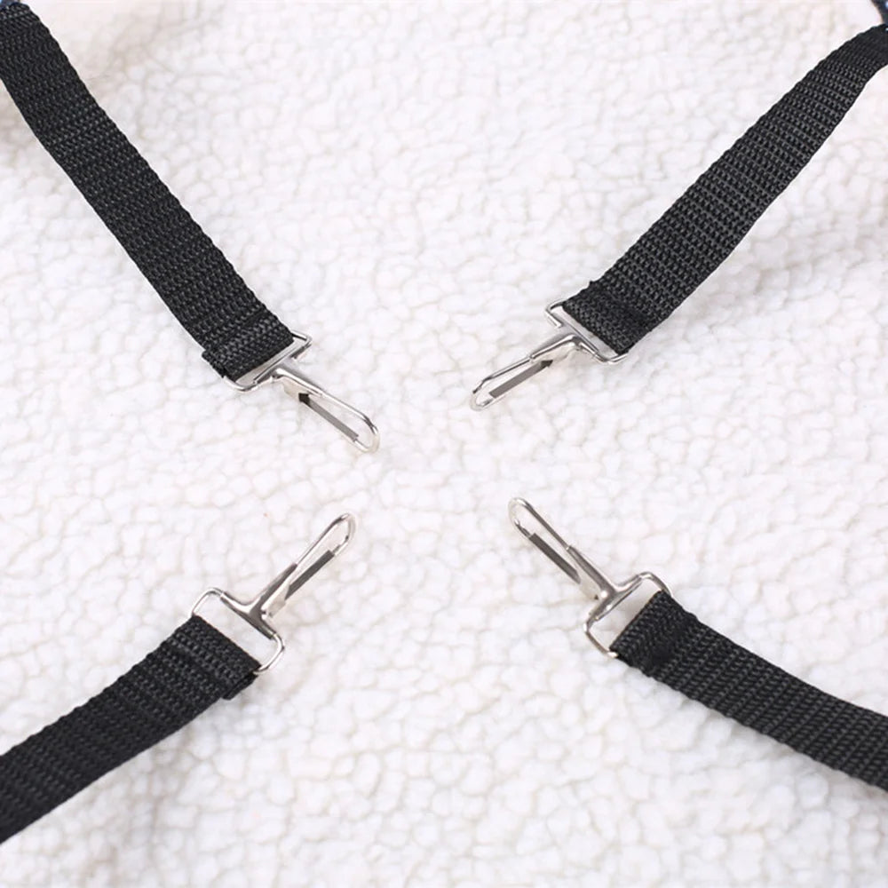 Plush Cat Hammock Autumn Winter Pet Mats for Cats Hamster Adjustable Hammocks Kitten Accessories Supplies Hanging Cage Bed