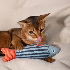 Simulation Fish Interactive Chew Toy for Cat, Catnip Toys, Pillow Toys for Kitty, Various styles，cute. Durable, premium