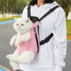 Portable Breathable Cat Bag Pet Travel Tote Bag Backpack For Carrying Pets On Both Shoulders Outdoor Travel Set For Cats And Dog