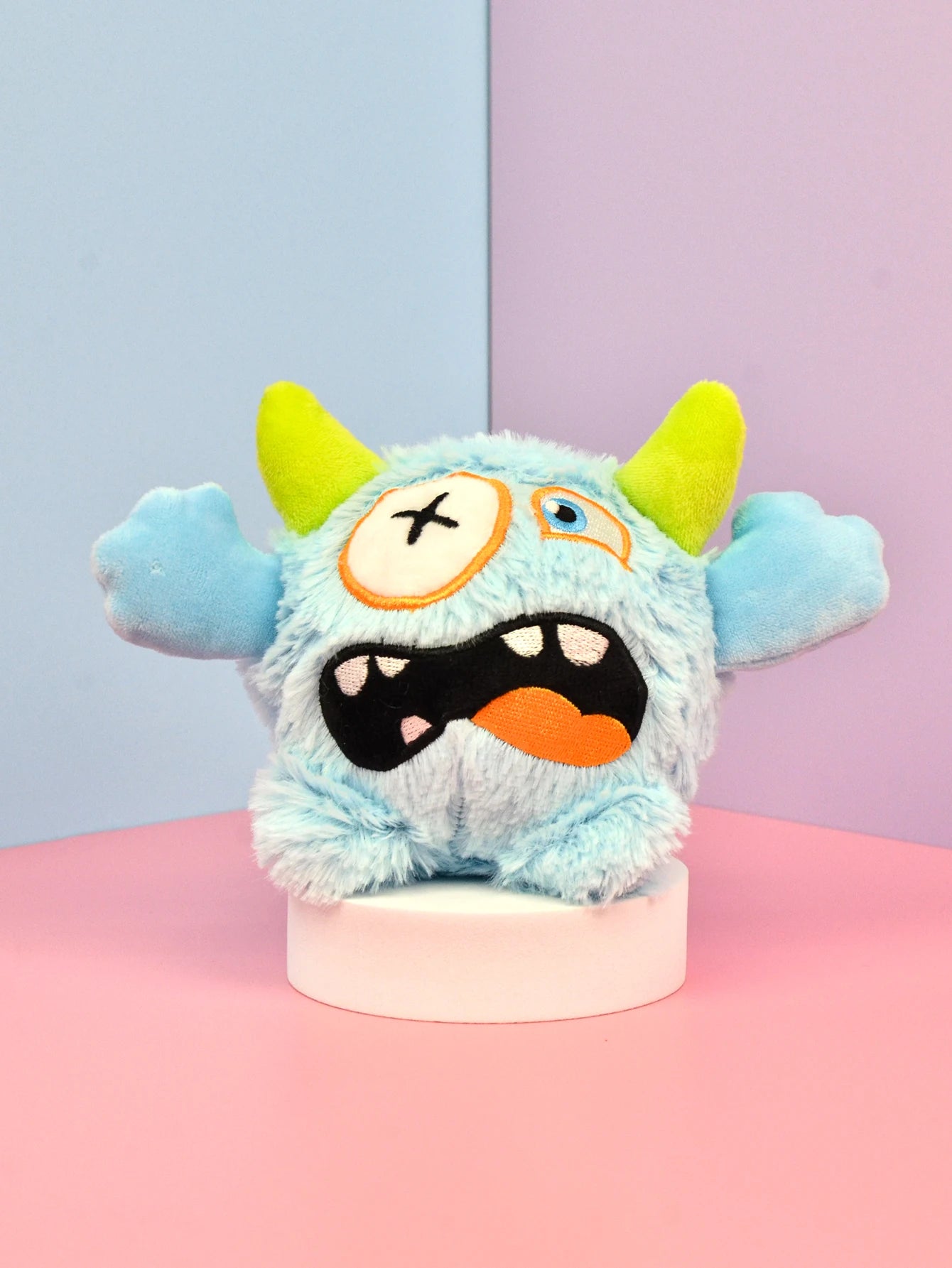 1 Pcs Active Moving Dog Plush Squeaky Small Balls Enjoying Dog Interactive Toys 2-in-1 Designer Pet Gift For Halloween