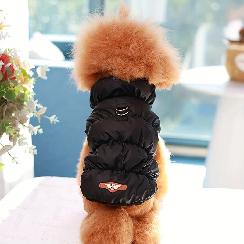 Soft Warm Dog Clothes Winter Padded Puppy Cat Coat Jacket For Small Medium Dogs Chihuahua French Bulldog Poodle Vest Pet Outfit