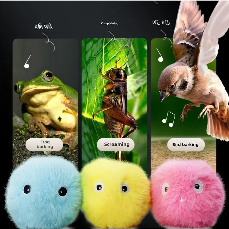 Cat Toys Smart Interactive Ball Catnip Cat Training Toy Pet Playing Ball for Cats Kitten Kitty Pet Squeaky Toy Supplies Products