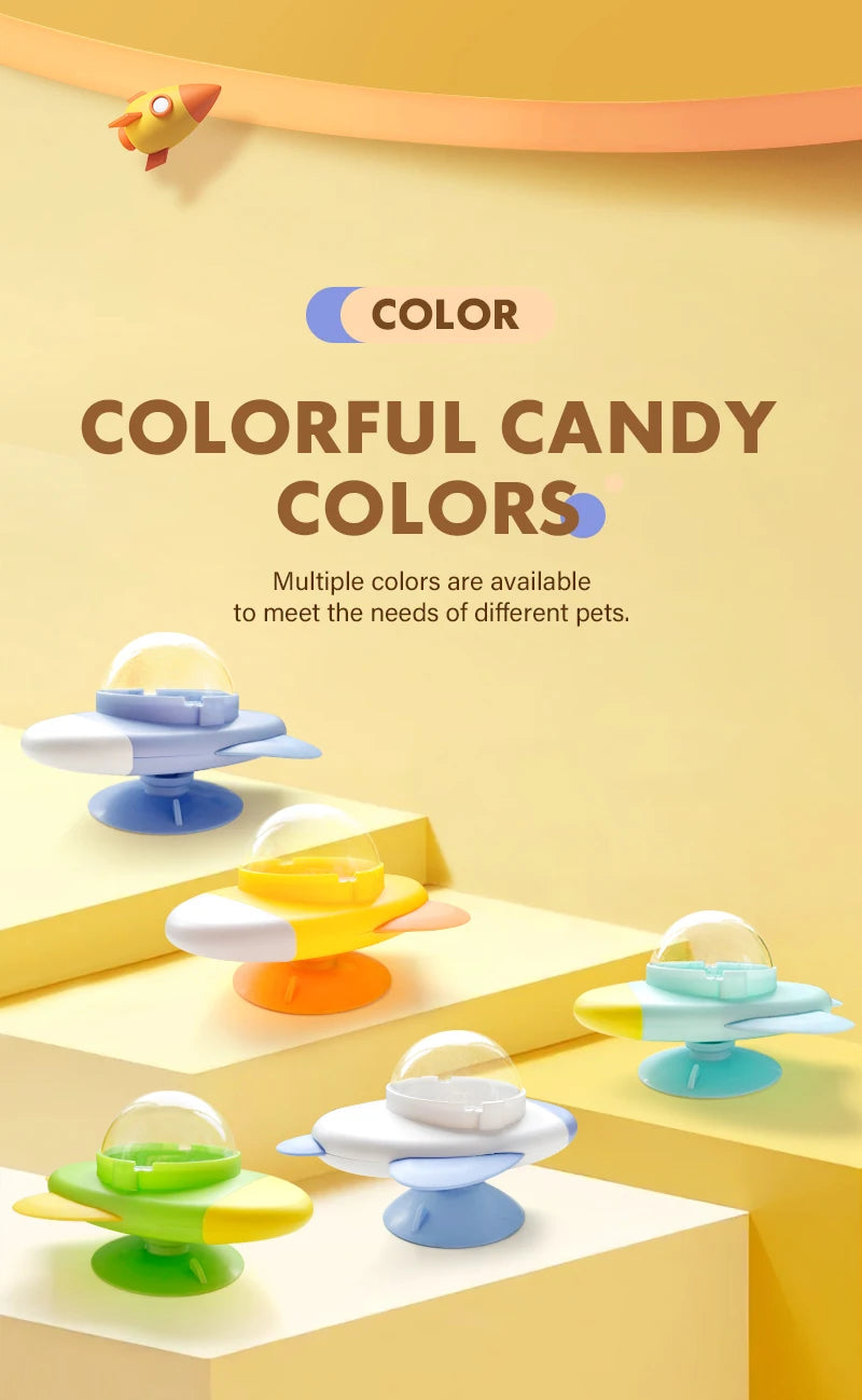 Interactive Dog And Cat Toy Pet Automatic Food Treat Dispenser Cartoon Duck Design Slow Food Pet Snack Feeder for Dog Training