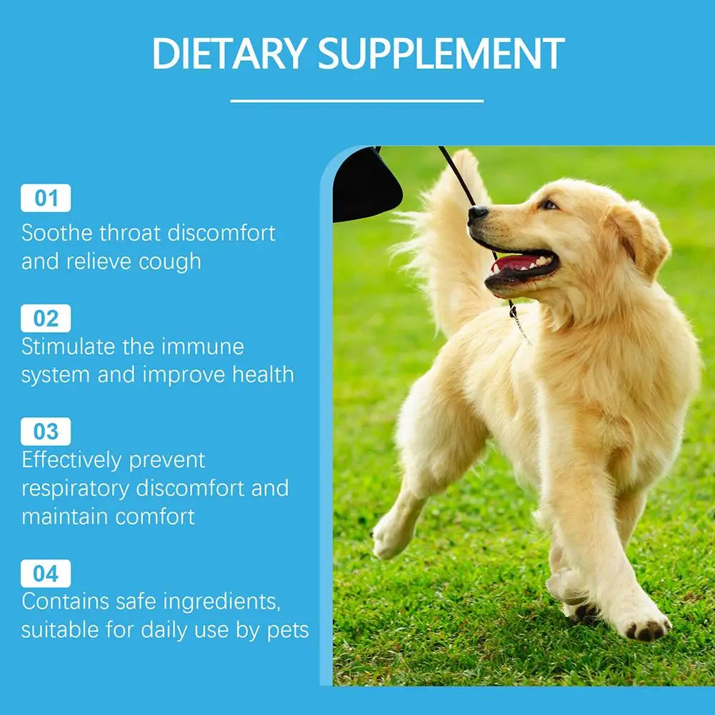 Pet Cough Drop Herbal Allergy Relief Immune Supplement Cough Treatment For Dogs Cats Discomfort Sneezing Treatment