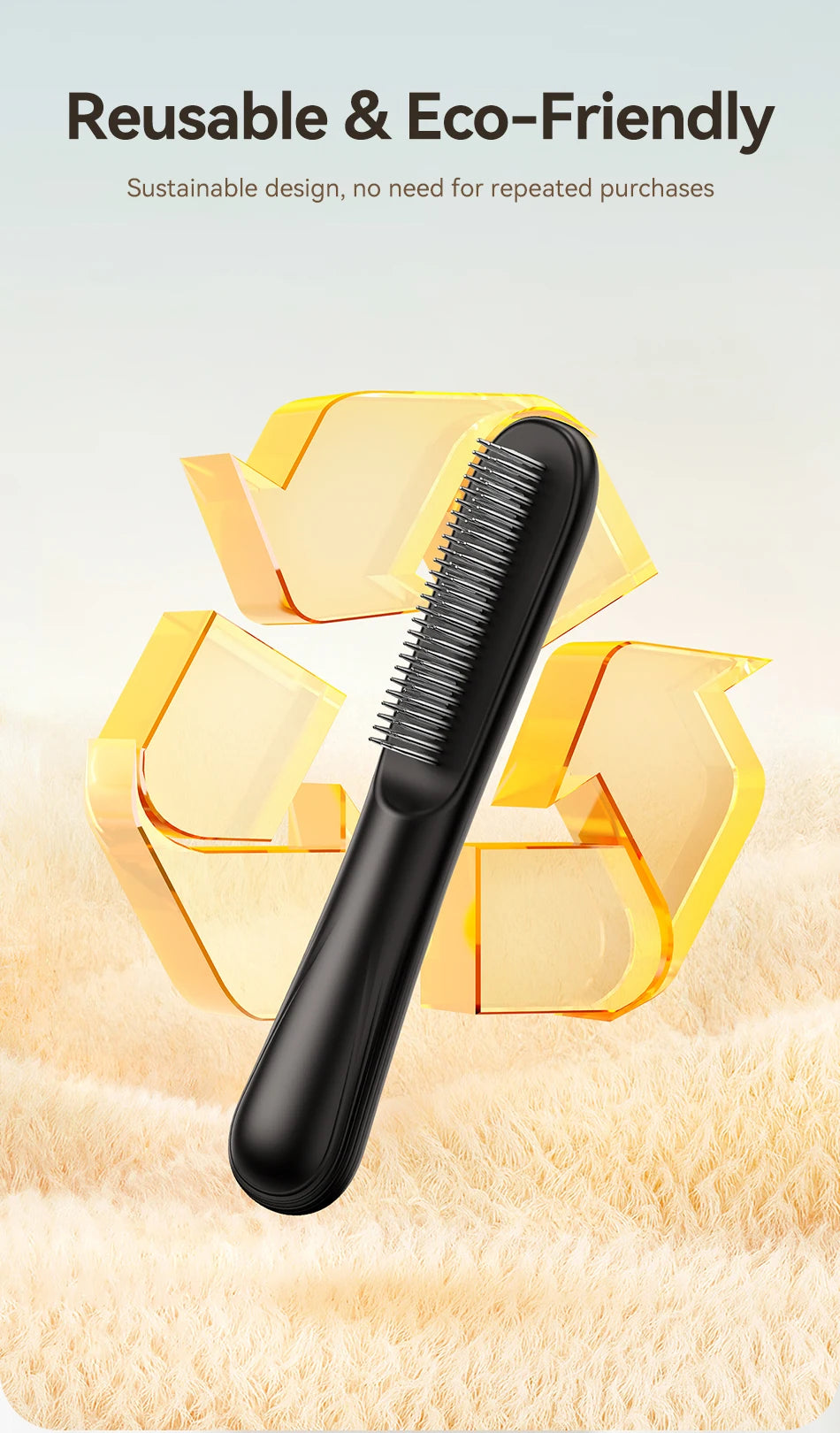 ROJECO Electric Flea Comb Anti Lice Grabber Brush Flea Removal Brush Multifunctional Comb Pet Dog Cat Hair Cleaner Accessories