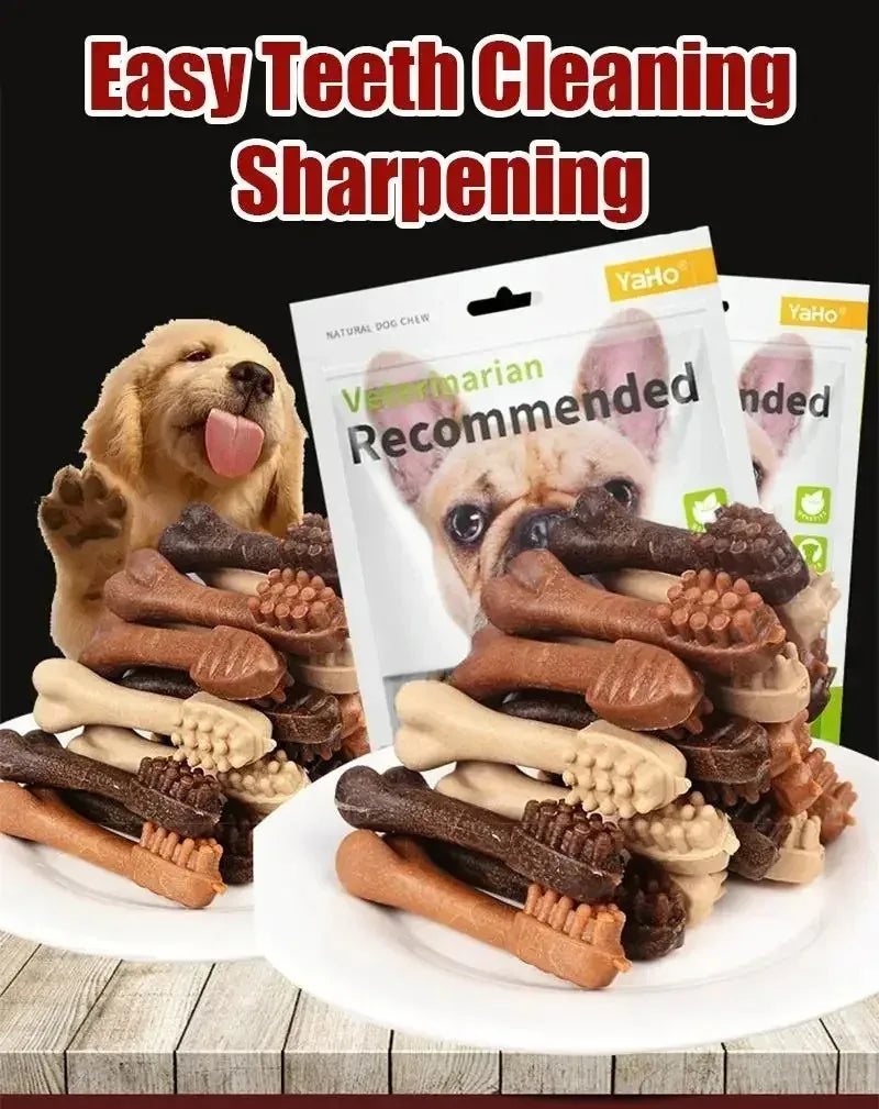 New Dog Bruxism Stick Toothbrush Bone Shape Fresh Natural Nutrition Healthy Adult Dogs Puppy Training Rewards Pet Food Snacks