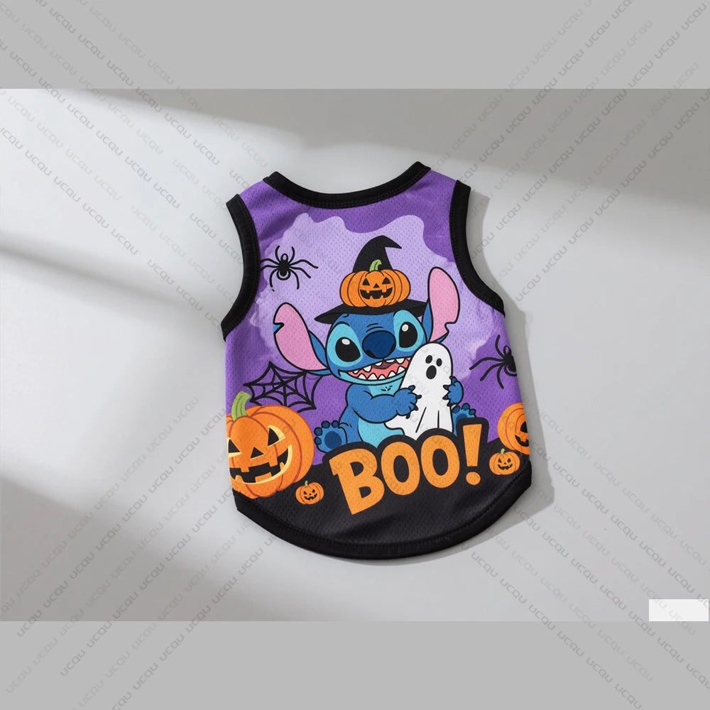 2025 Halloween Pet Cat And Dog Costumes Terrifying Pikachu Patterns Dog Vests Exclusive Halloween Props For Cute Pets