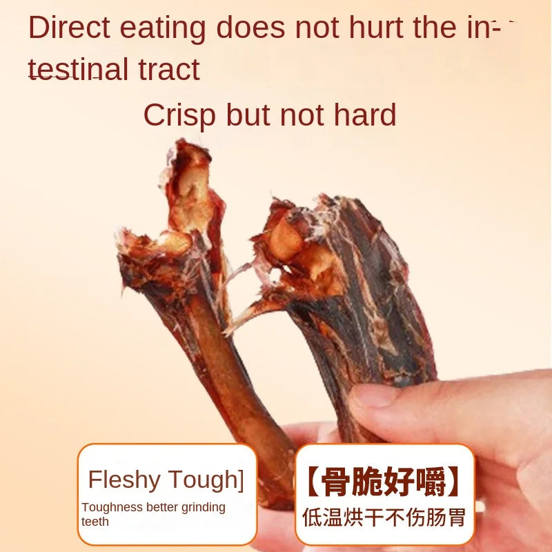 Pet Snacks Dried Lamb Legs Dog Snacks Crispy Big Bones Adult Dog and Puppy Molar Sticks Tooth Cleaning Bone Food Pet Snacks