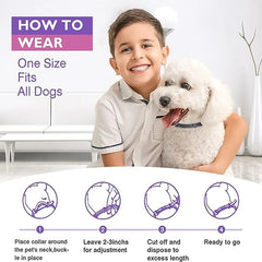3/4 Pc Dogs Calming Pheromone Collars Cats Relieve Anxiety Adjustable Comfortable Collar For Puppy Kitten Large Pets Accessories