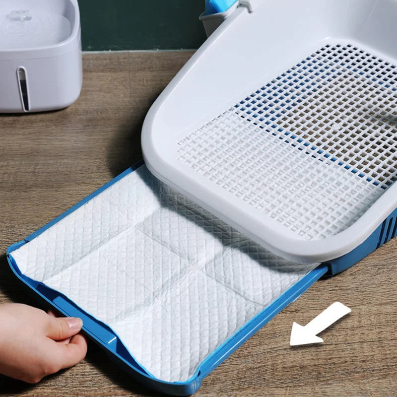Animal Pet Dog Hygiene Cleaning Supplies Portable Dog Toilet Double Layer Dog Mat Training Cat Puppy Pee Toilet Accessories
