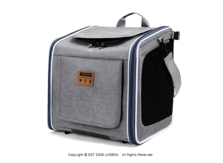 Mo Chong Car-mounted Pet Bag, a Portable Handheld and Backpack for Outdoor Use. Nordic-style Bicycle-mounted Cat Bag and Dog Bag