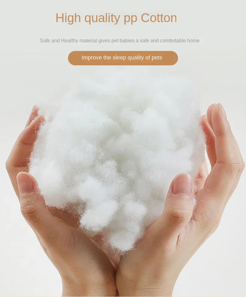 Cat House Winter Plush Pet Cat Bed Round Cat Cushion Thicken Warm Cats Basket Pet Sleep Bag Kitten Nest Kennel for Small Cats