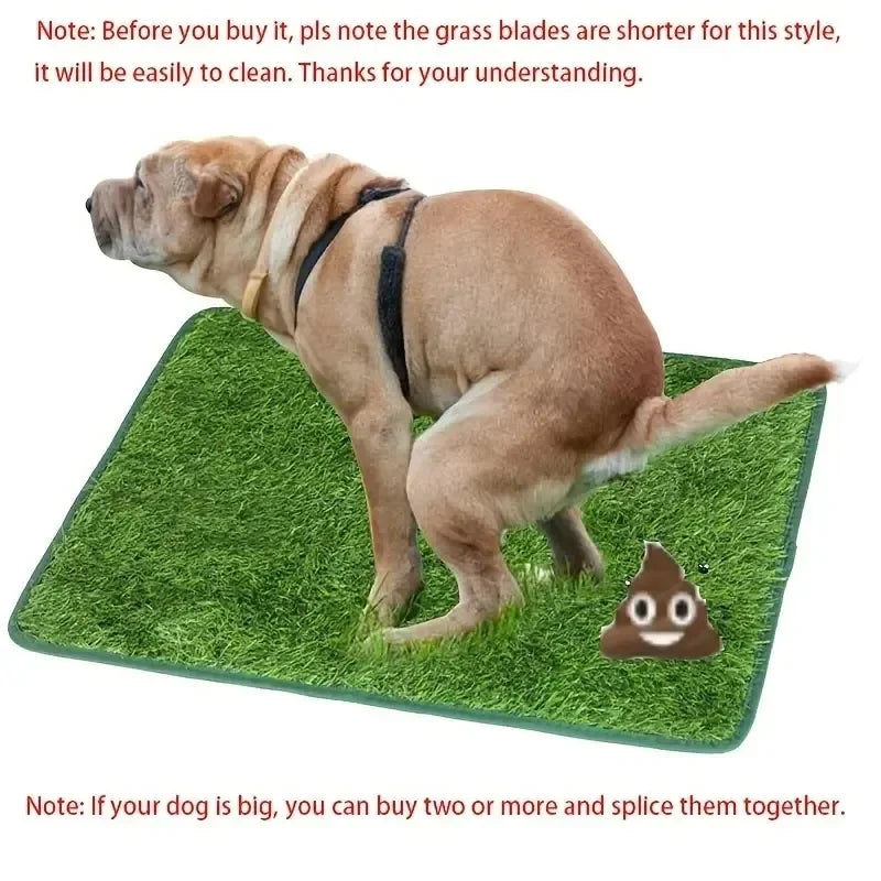 Artificial Grass Dog Toilet Puppy Cat Training Lawn Mat Pet Lawn Kitten Puppy Pee Grass Pad Kid Crawling Mat Dog Accessories