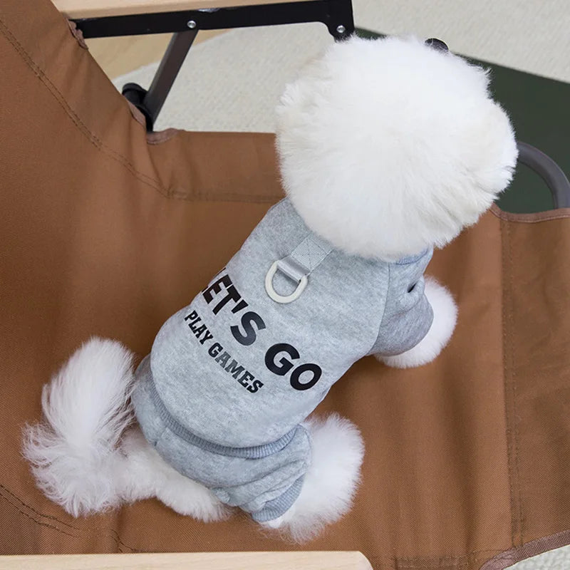 Winter Warm Pet Dog Coat for Small Medium Dogs Puppy Clothes Dog Jumpsuit Thicken Dog Hoodies Pet Supplies