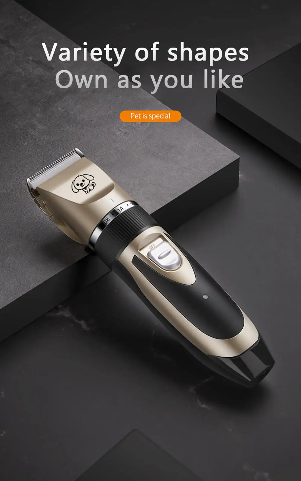 Dog Clippers Low-noise Pet Grooming Tool Cat Animal Hair Cutter Trimmer Haircut Shave perros y gatos de pelo maquina afeitadora