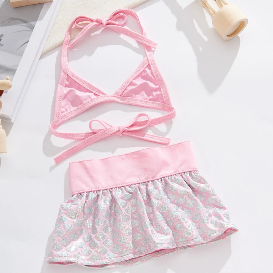 Dog Bikini Swimsuit Summer Puppy Bathing Dress Beach Clothes Cat Costume for Puppy Dog Cat Mermaid Pet Bikini for Chihuahua Pug