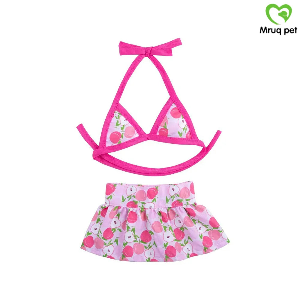 1PCS Summer Pet Clothes Dog Bikini Beach Clothes Cute Puppy Fashion Swimsuit Clothes Pet Supplies For Dogs and Cats Pet Products