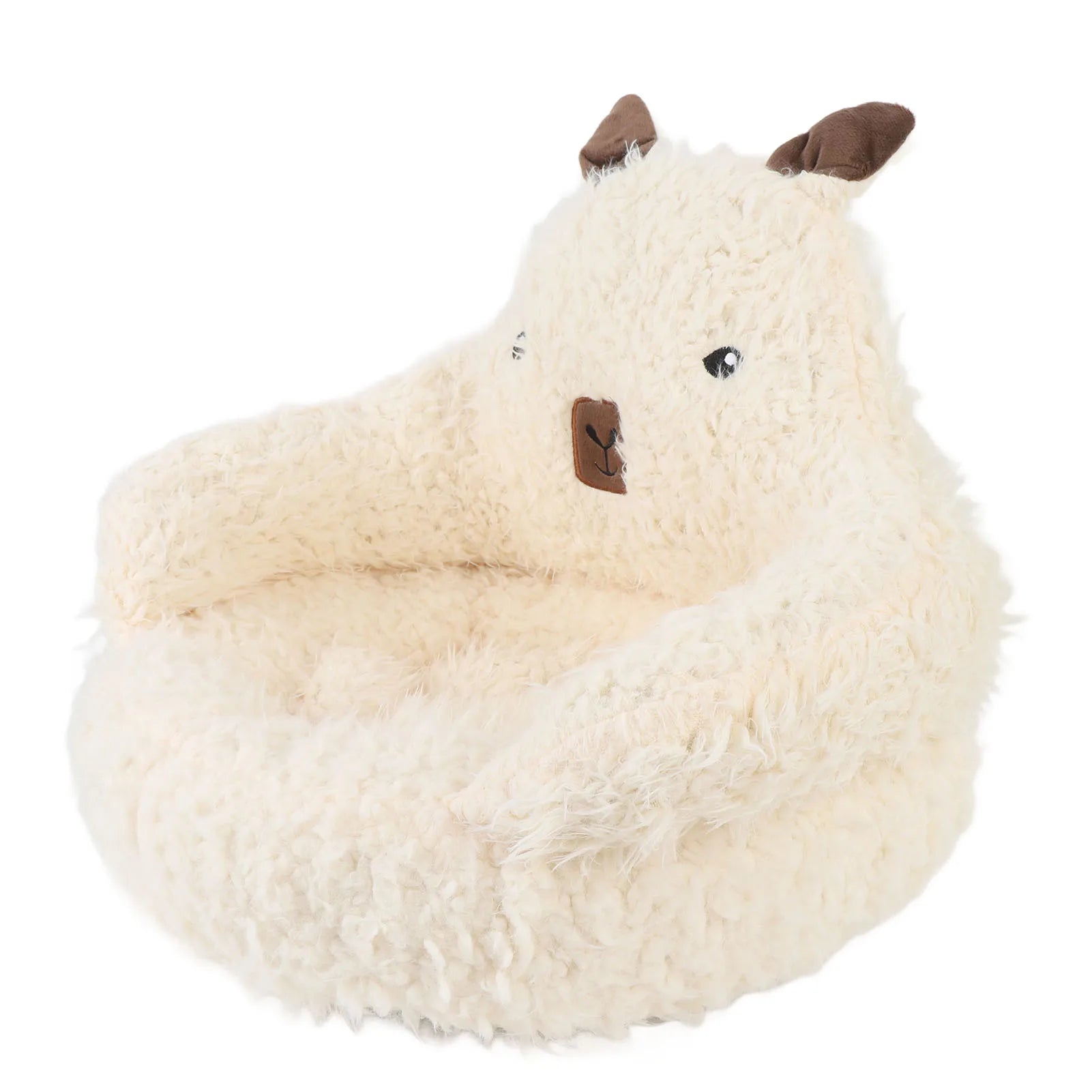 Pet Sofa Bed Winter Christmas Warm Cotton PP Comfortable Washable Relaxing Winter Cat Couch Bed for Puppy Kitty