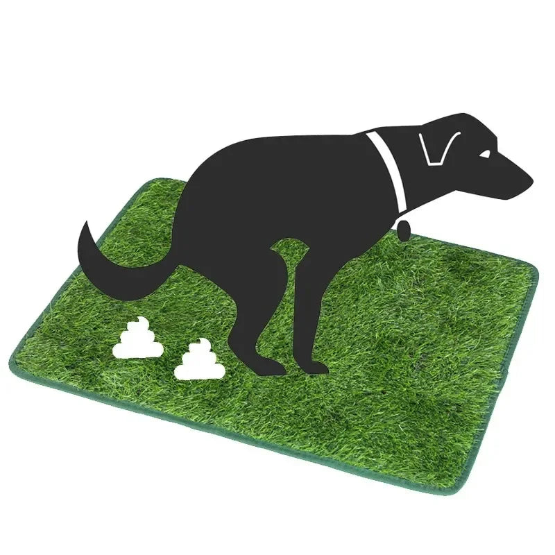 Artificial Grass Dog Toilet Puppy Cat Training Lawn Mat Pet Lawn Kitten Puppy Pee Grass Pad Kid Crawling Mat Dog Accessories