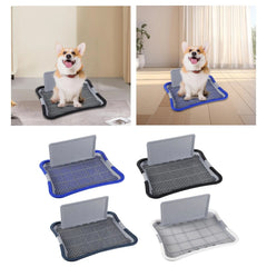 Potty Trainer Urinal and Urinary Column Keep Clean Dog Potty Tray Pet Training Toilet Tray for Bunny Dogs Cats Puppy Kitten