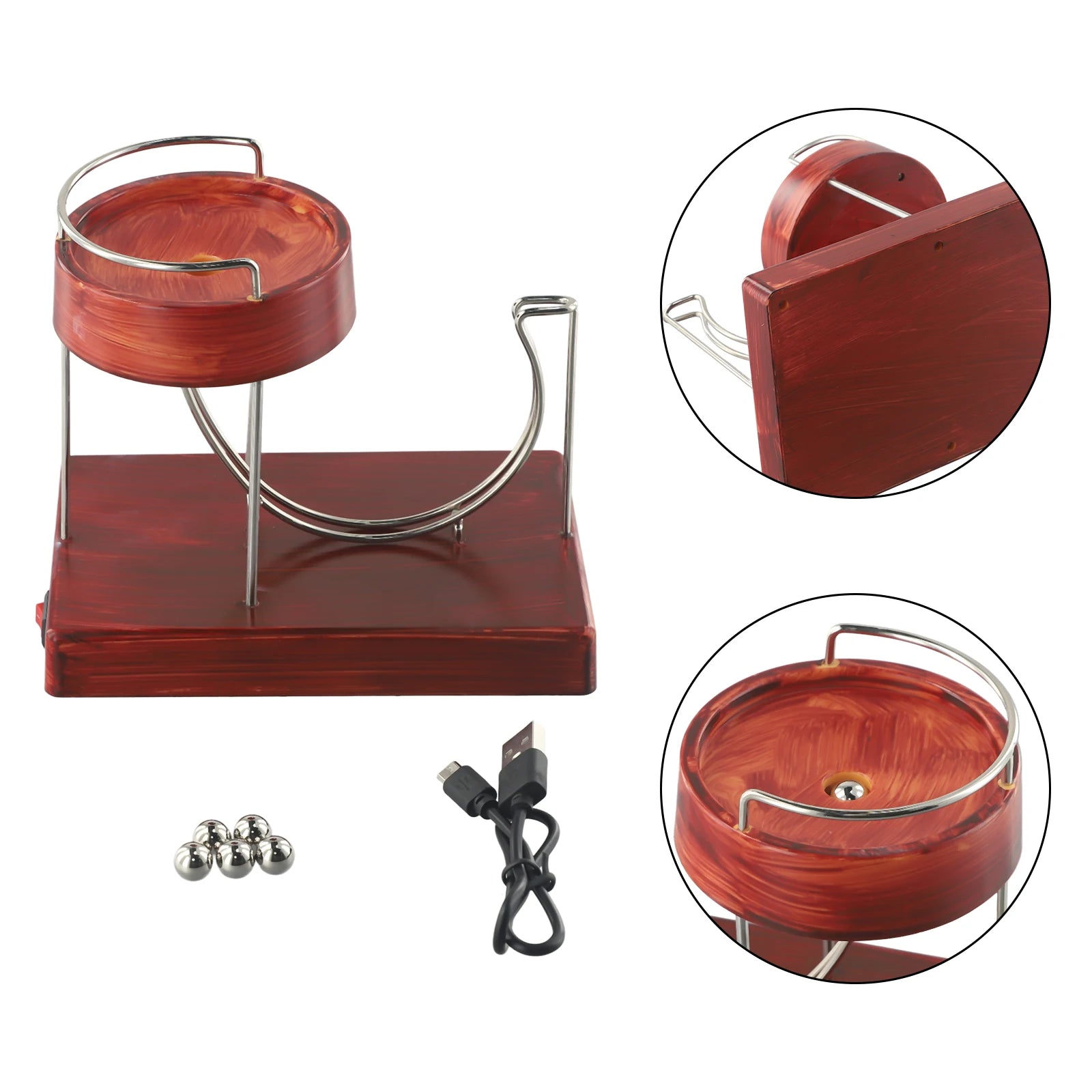 Art Perpetual Motion Machine Plastic Art Motion Inertial Automatic Creative Infinite Jumping Table Toy Home Table Decoration