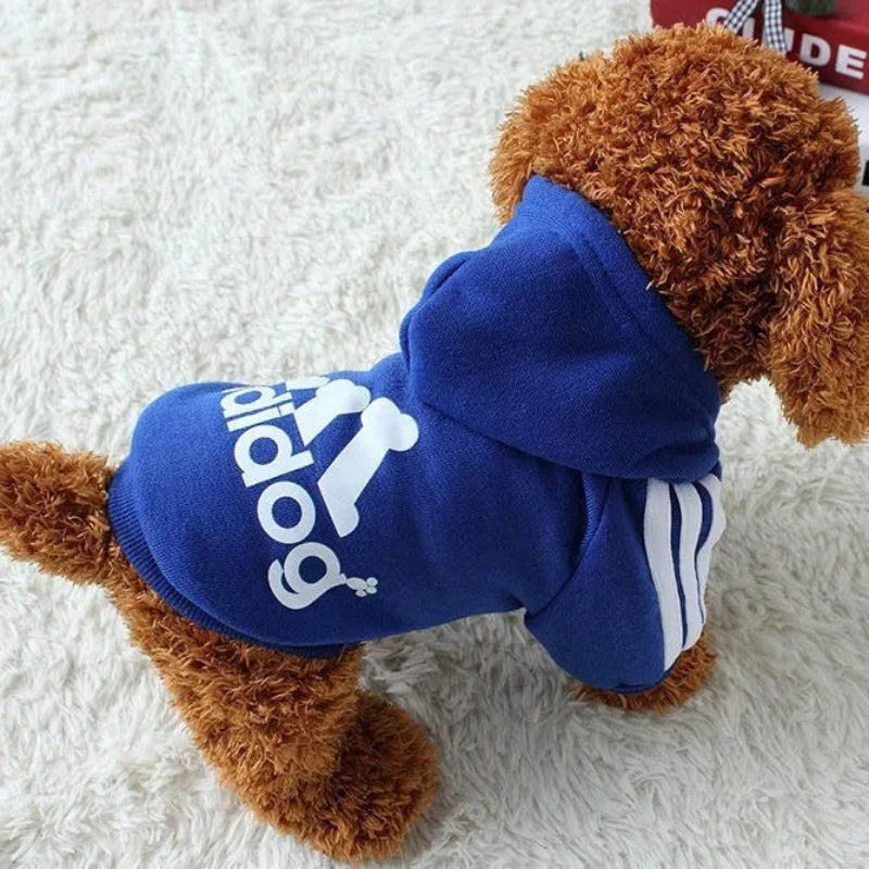Adidog Autumn Winter Warm Dog Clothes Dog Hoodies Pet Warm Coat for Medium Large Dog Jacket Sweater Puppy French Bulldog Clothes