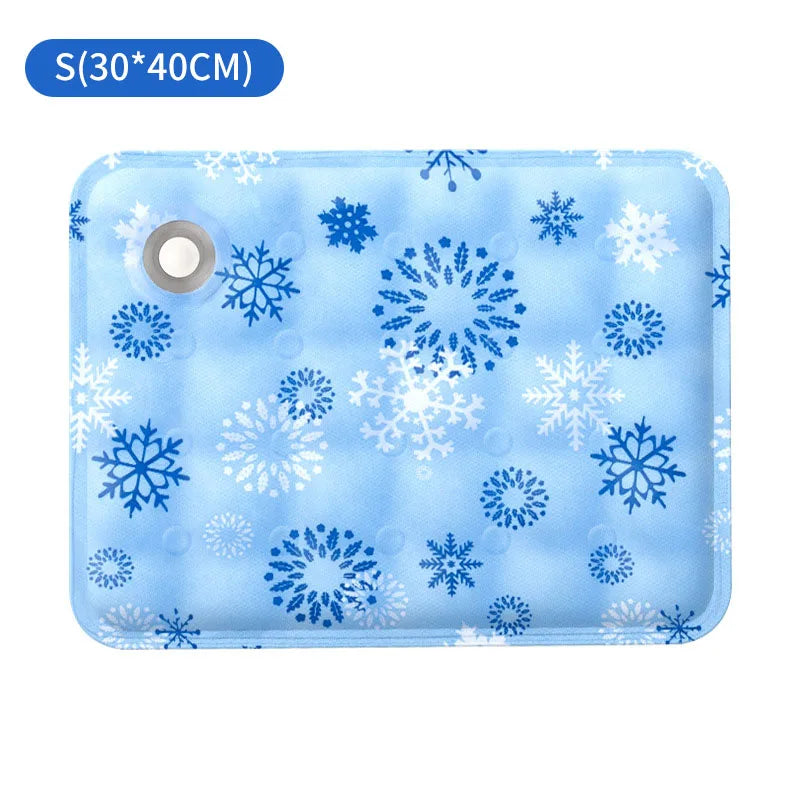 ❄️ Summer Cooling Gel Mat for Dogs & Cats – Ice Cushion Pet Cooling Blanket, Durable Water Mat for Bed, Sofa & Floor