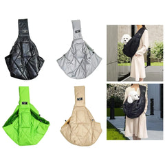 Dog Cat Carrier Bag Padded Strap Soft Breathable Comfortable Shoulder Bag Tote Bag for Puppy Dogs Small Animal Pet Outdoor