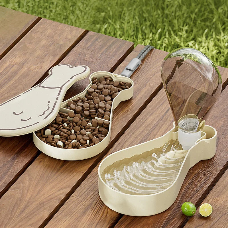 1Pcs Pet Water Bowl & Outdoor Feeder Portable Travel Cup for Cats Dogs Plastic Portable Dog Cat Bowl Travel Water Dish for Pets