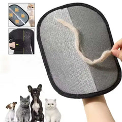 Pet Hair Removal Tool Reusable Static Removal Gloves, Double-Sided Grooming Gloves for Pets, Removes Pet Fur Hair for Carpets
