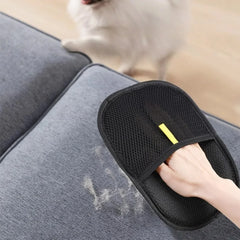 Pet Hair Removal Tool Reusable Static Removal Gloves, Double-Sided Grooming Gloves for Pets, Removes Pet Fur Hair for Carpets