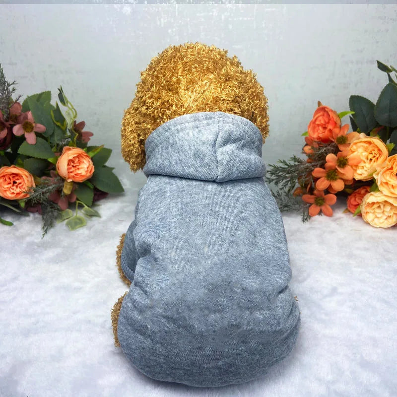 Winter Dog Clothes Sport Hoodies Sweatshirts Warm Coat Clothing Autumn for Small Medium Large Dogs Big  Pets Puppy hooded sweats