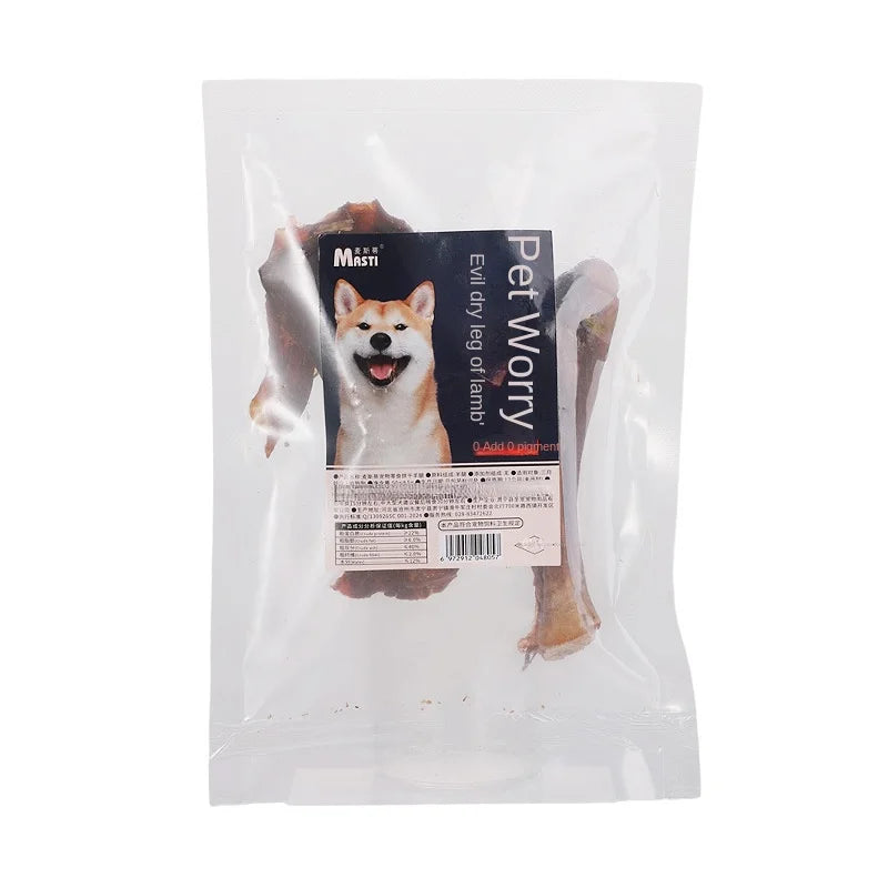 Pet Snacks Dried Lamb Legs Dog Snacks Crispy Big Bones Adult Dog and Puppy Molar Sticks Tooth Cleaning Bone Food Pet Snacks